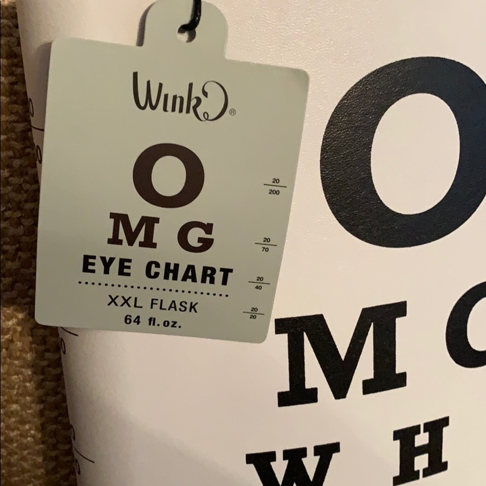 Eye chart flask NWT - Picture 2 of 9